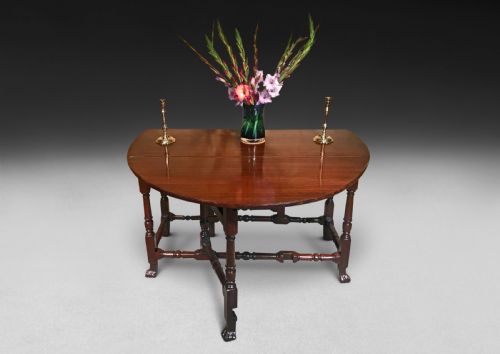 QUEEN ANNE MAHOGANY GATELEGGED TABLE - ADDITIONAL PHOTO 1