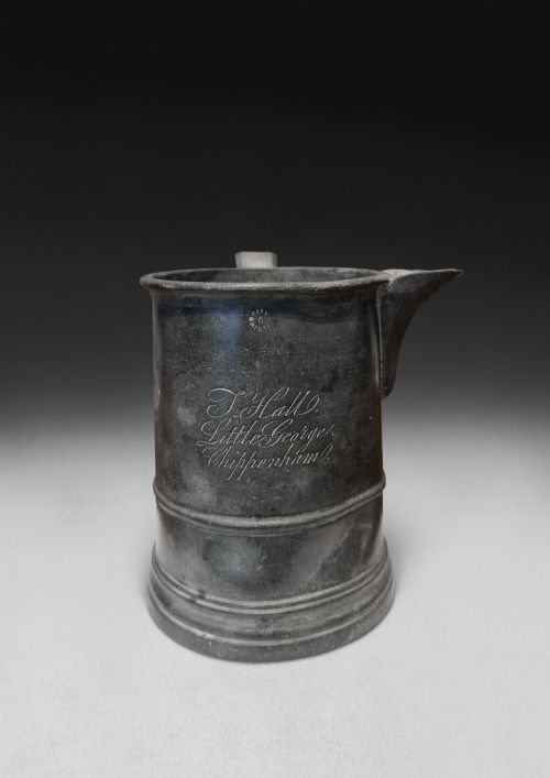 Late 18th Century Pewter Quart Jug