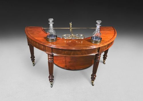 REGENCY MAHOGANY HUNT TABLE - ADDITIONAL PHOTO 4