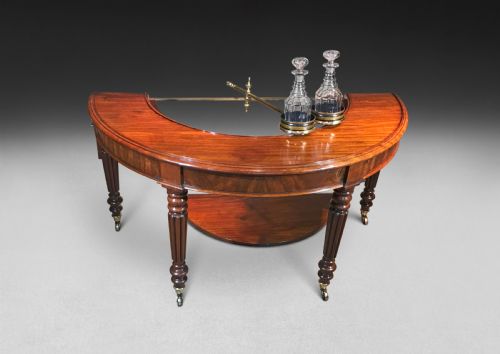 REGENCY MAHOGANY HUNT TABLE - ADDITIONAL PHOTO 5