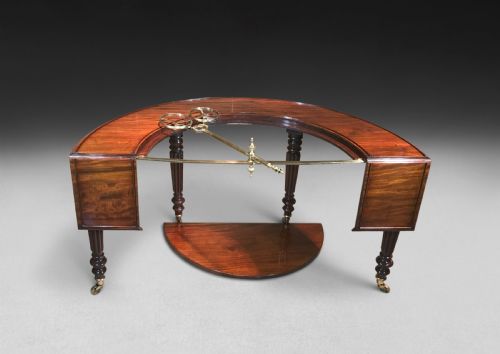 REGENCY MAHOGANY HUNT TABLE - ADDITIONAL PHOTO 6