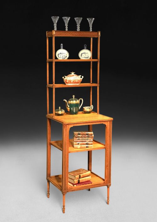 fig 1. George III Satinwood étagère