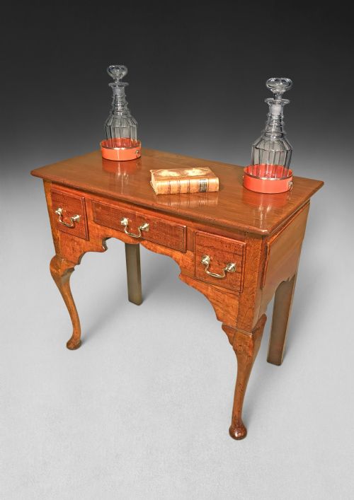 GEORGE II FRUITWOOD AND WALNUT LOWBOY - ADDITIONAL PHOTO 1