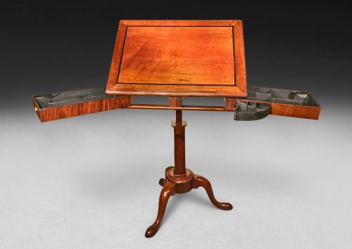 George II Period Mahogany Architect’s Reading Tripod Table