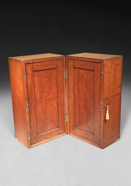 Mid 19th-century Campaign Folding Bookcase