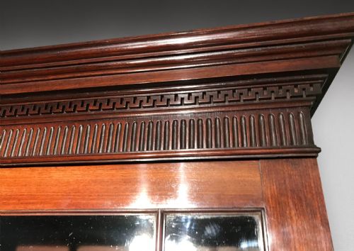 GEORGE III MAHOGANY SECRETAIRE BOOKCASE - ADDITIONAL PHOTO 5