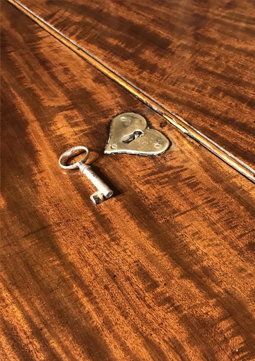 fig 4. George II Mahogany Tripod Writing Table
