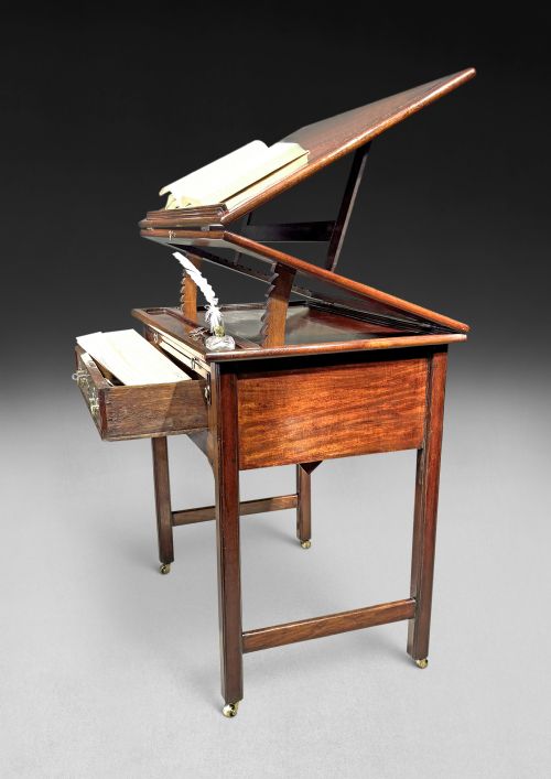 Chippendale Mahogany Architects Writing Table