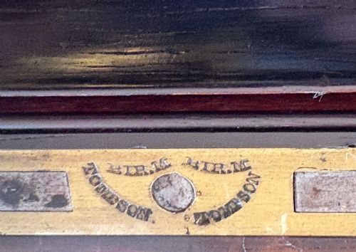 REGENCY ROSEWOOD AND BRASS INLAID CORRESPONDENCE BOX - ADDITIONAL PHOTO 5