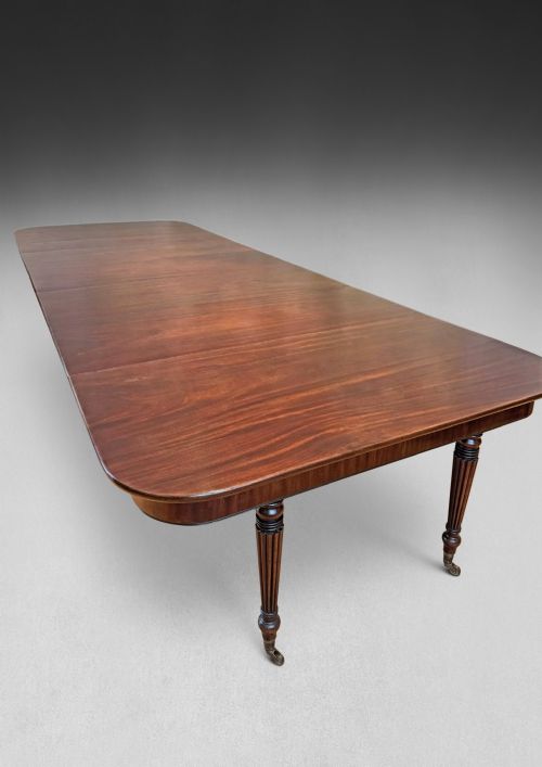 GILLOWS REGENCY MAHOGANY IMPERIAL EXTENDING DINING TABLE - ADDITIONAL PHOTO 3