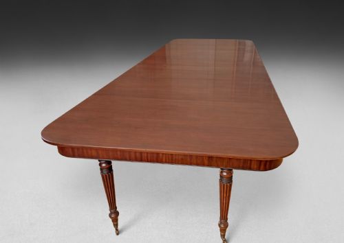 GILLOWS REGENCY MAHOGANY IMPERIAL EXTENDING DINING TABLE - ADDITIONAL PHOTO 4
