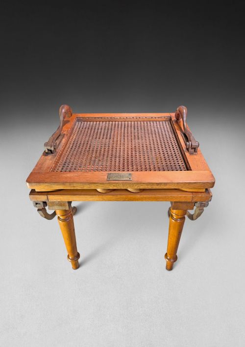 MID 19TH CENTURY CAMPAIGN ARMCHAIR - ADDITIONAL PHOTO 3