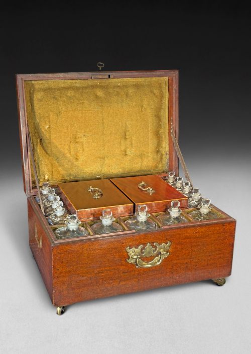 George III Mahogany Naval Decanter Chest