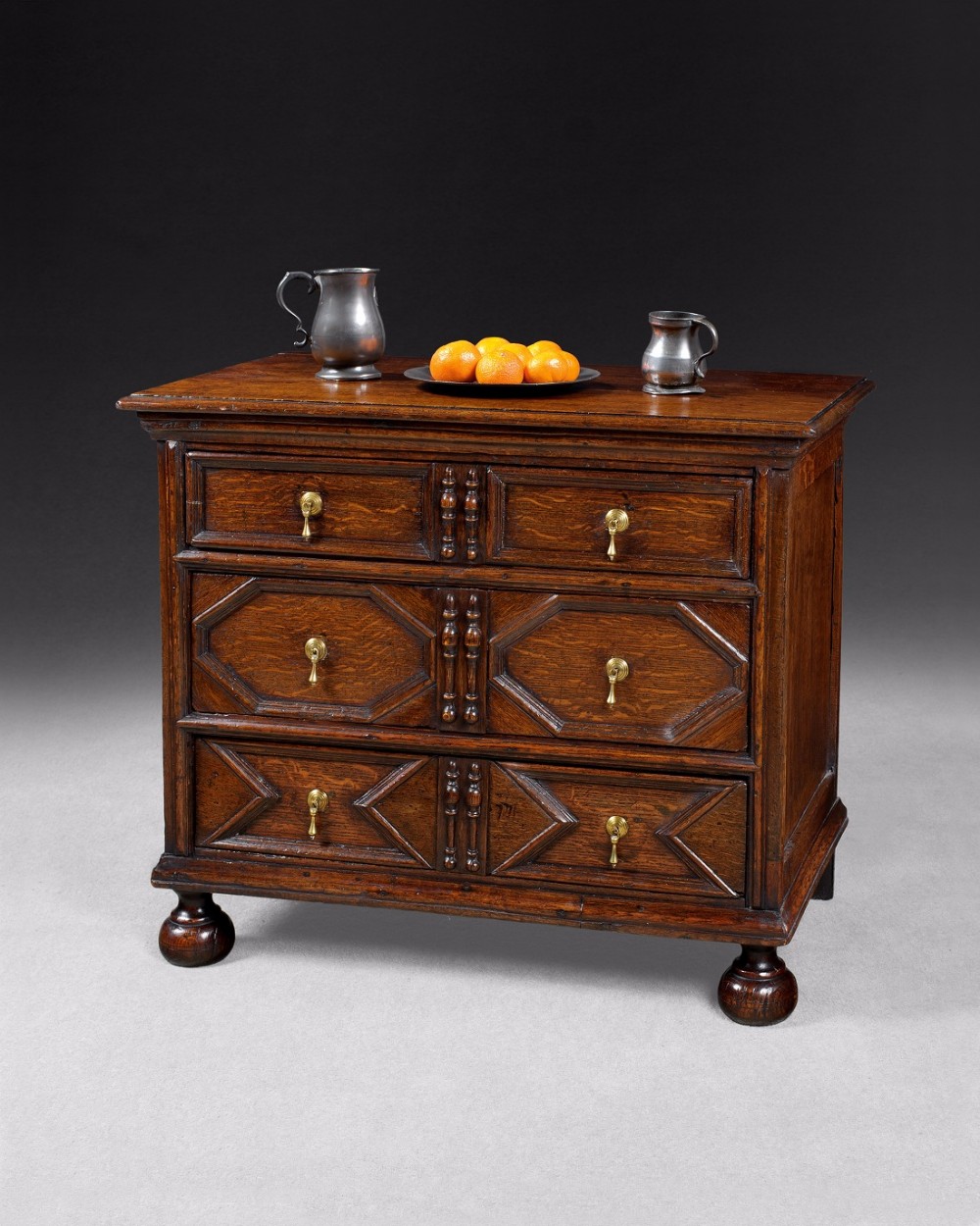 Late 17th Century Small Oak Chest of Drawers