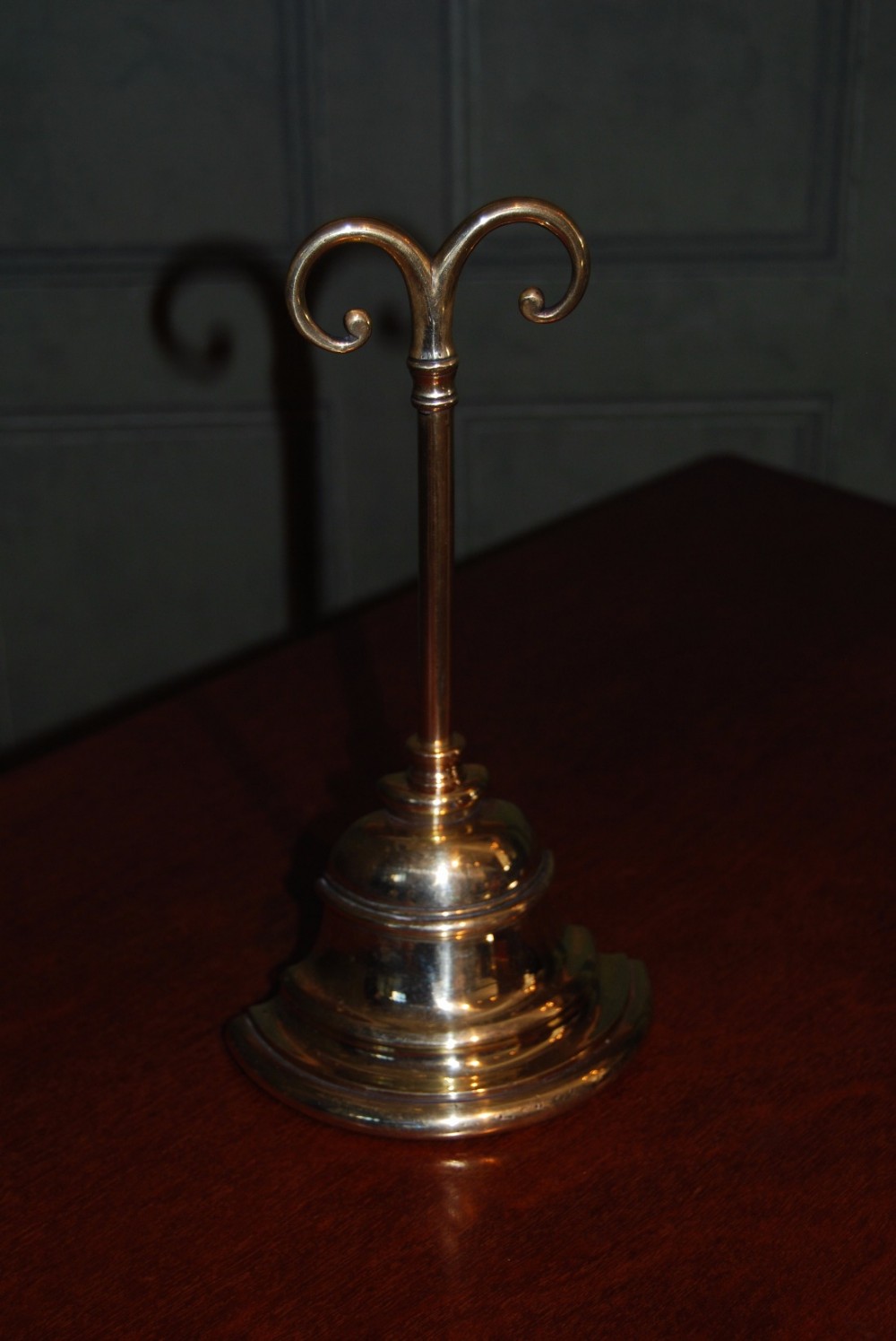 Mid 19th C Brass Door Porter by William Tonks