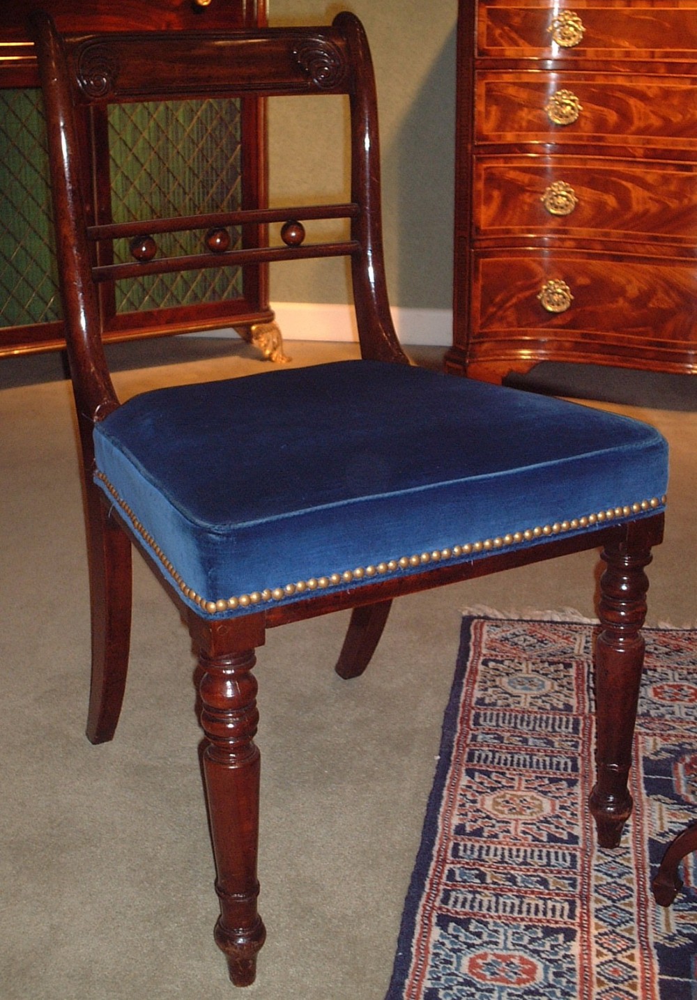 Regency period Mahogany Single Side Chair