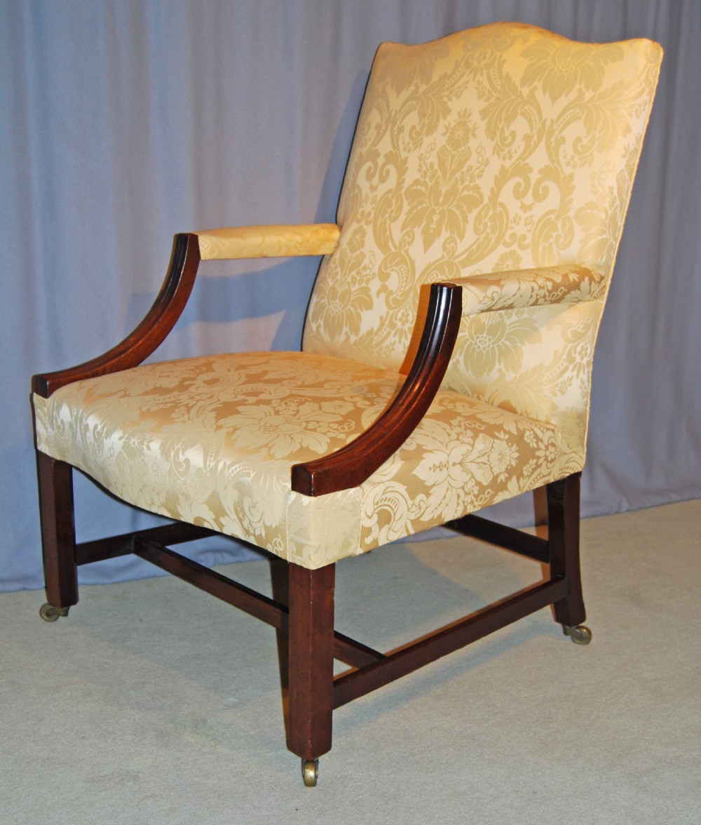 Chippendale period Mahogany Gainsborough Chair View IV