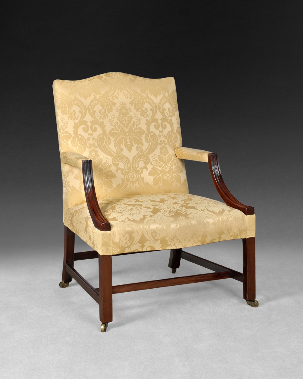 Chippendale period Mahogany Gainsborough Chair