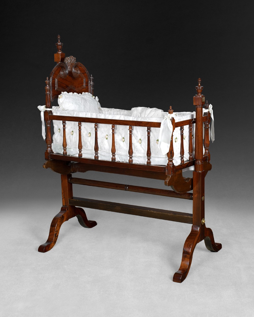 Regency Rosewood Child’s Cradle