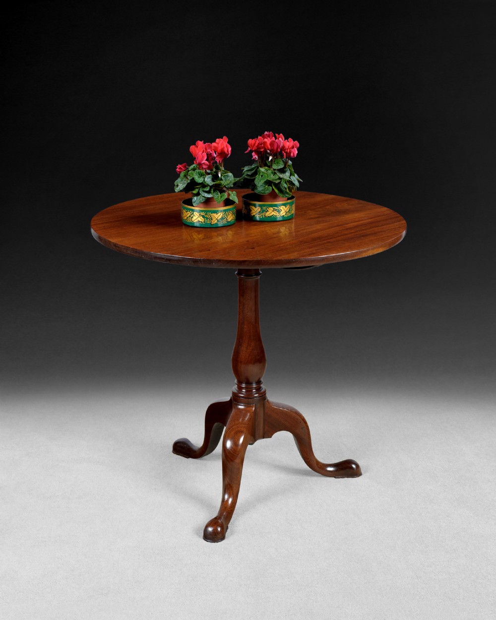 George III mahogany tripod table