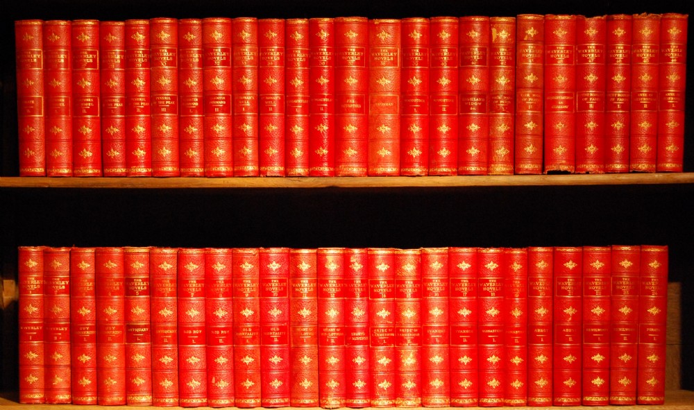 The Waverley Novels by Sir Walter Scott in 48 volumes