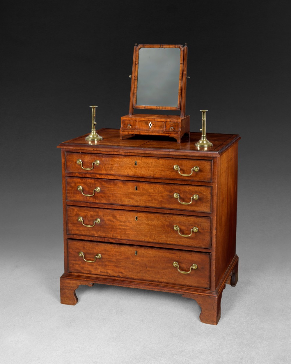 George III period Mahogany straight fronted Chest of Drawers
