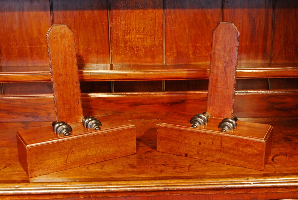 A rare and fine PAIR of Regency period Mahogany Salver Stands View II