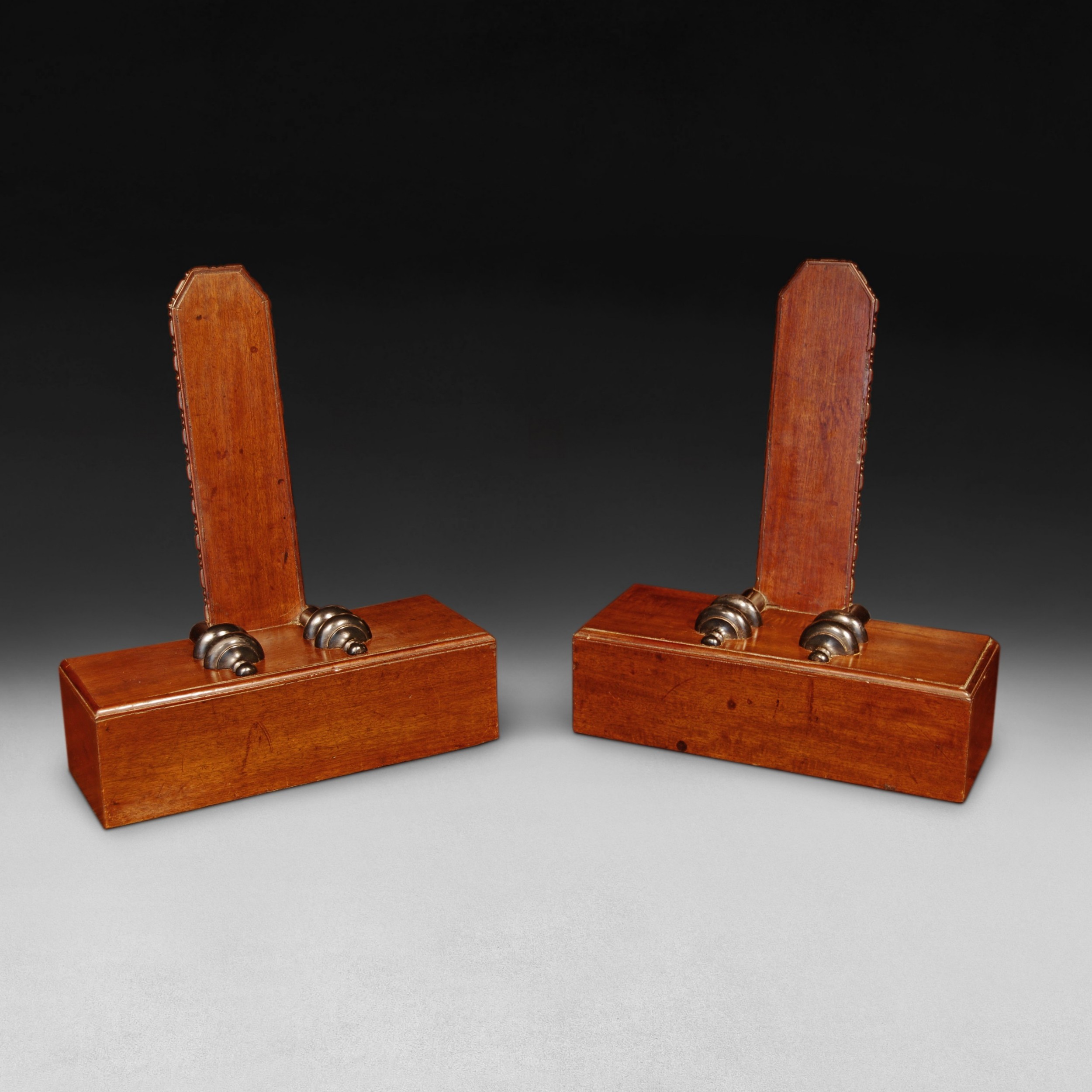 A rare and fine PAIR of Regency period Mahogany Salver Stands