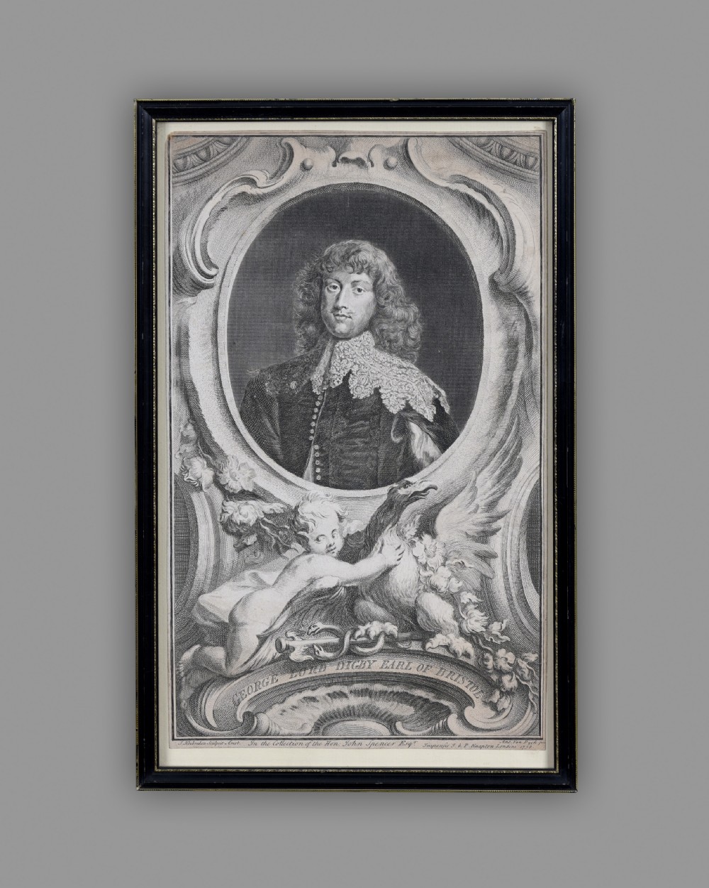 Early 18th. century set of engravings of important historical characters engraved by Jacobus Houbraken View V