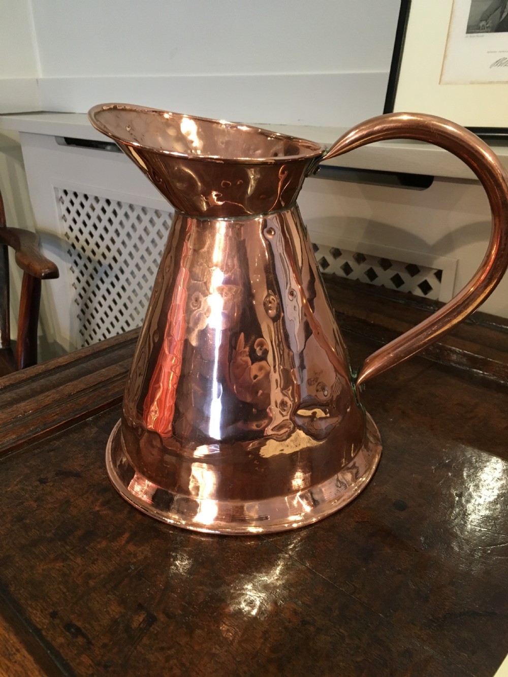 19th Century Copper Harvest Jug