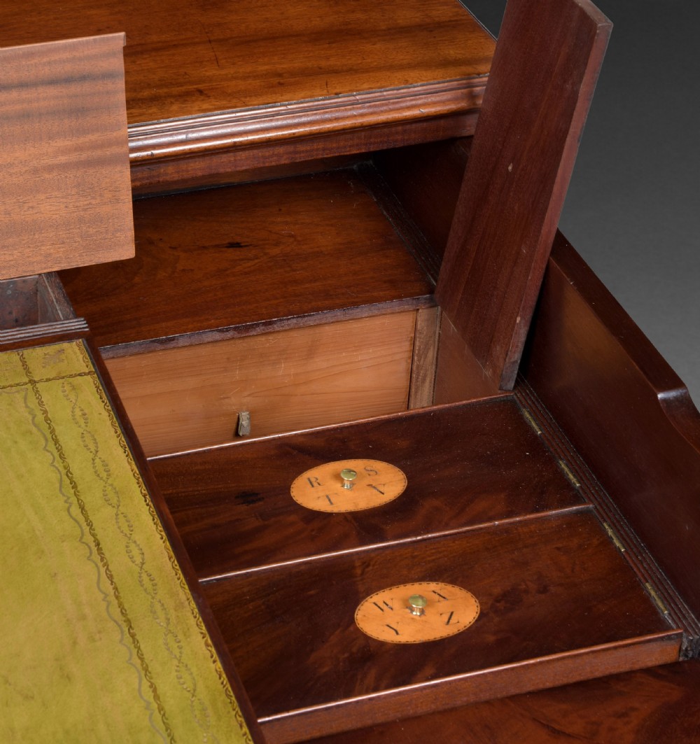 George III Period Mahogany Library Desk by Gillows of Lancaster View V