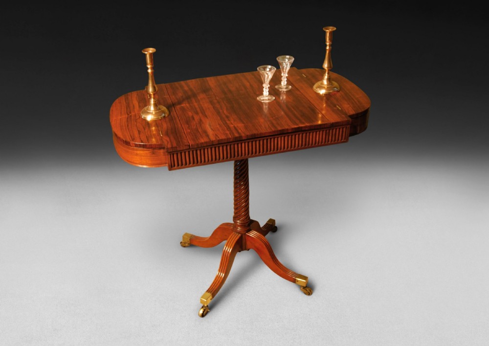 Regency Period Rosewood Games table View III