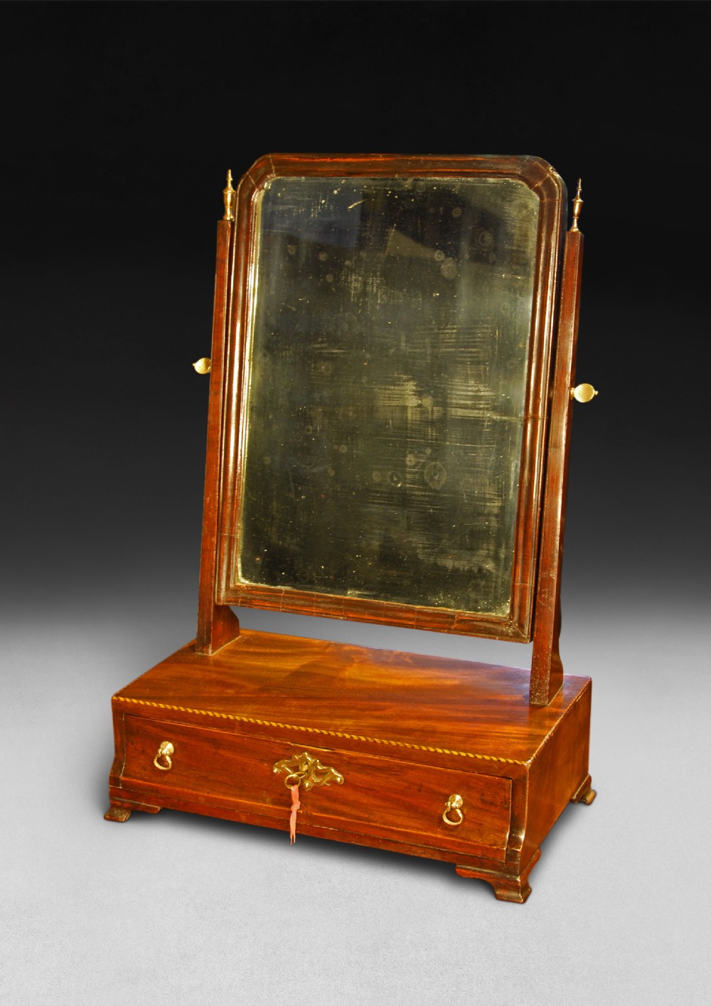 Chippendale Period Mahogany Toilet Mirror