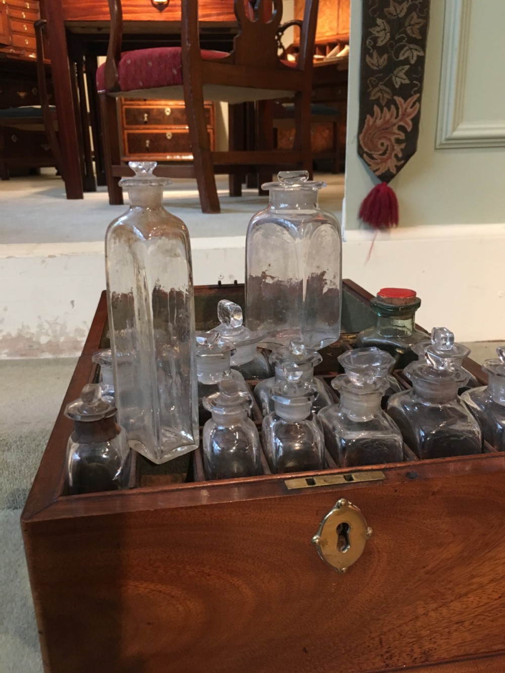 Early 19th Century Fitted Mahogany Military Apothecary’s Box View V
