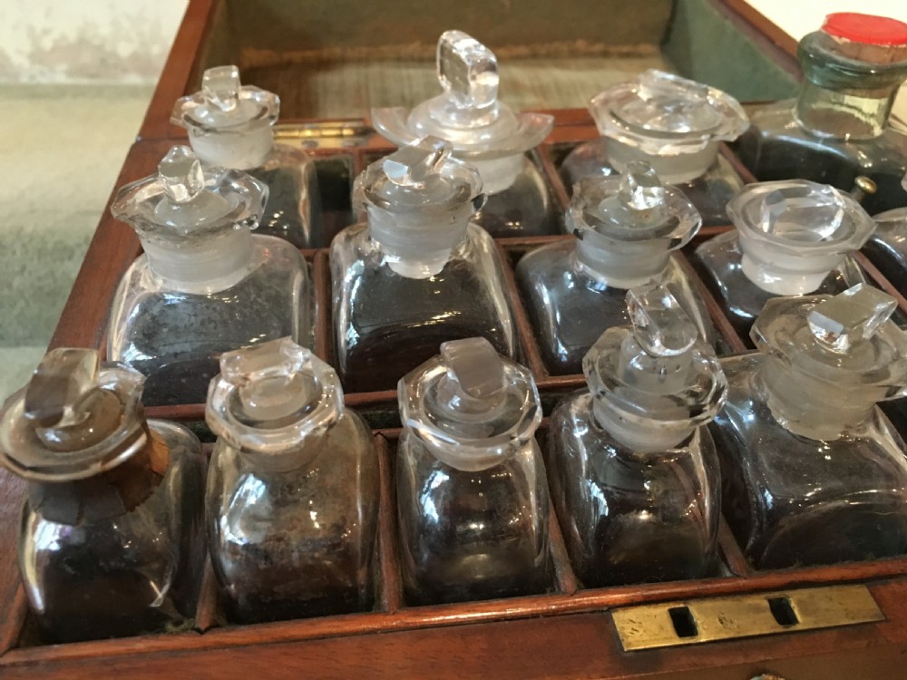 Early 19th Century Fitted Mahogany Military Apothecary’s Box View VI