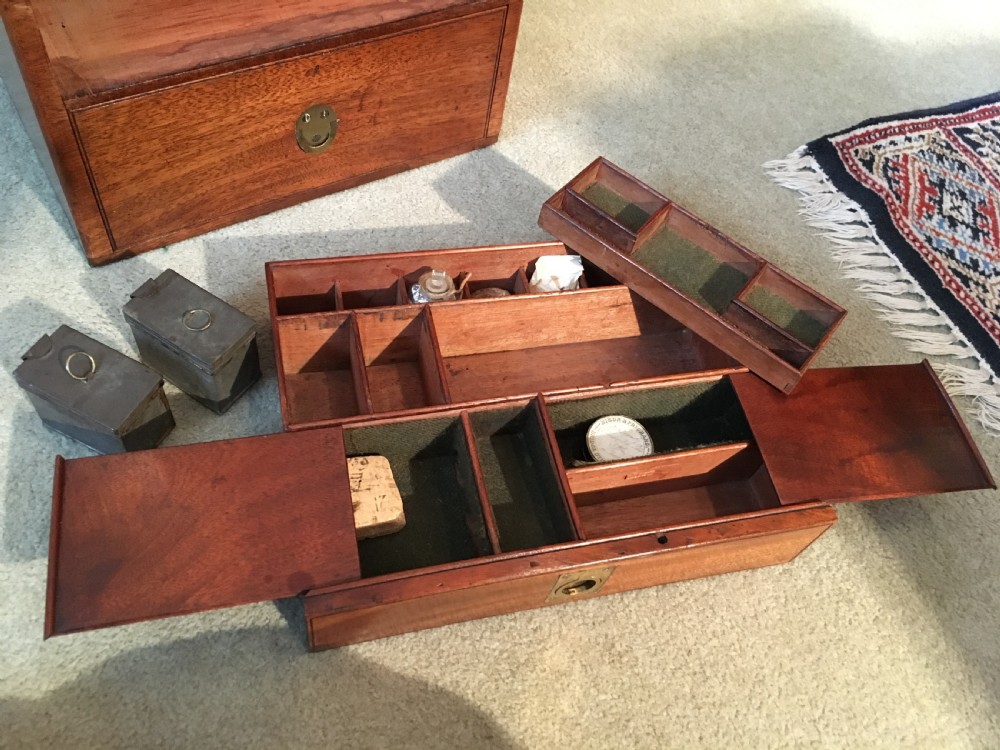 Early 19th Century Fitted Mahogany Military Apothecary’s Box View VIII