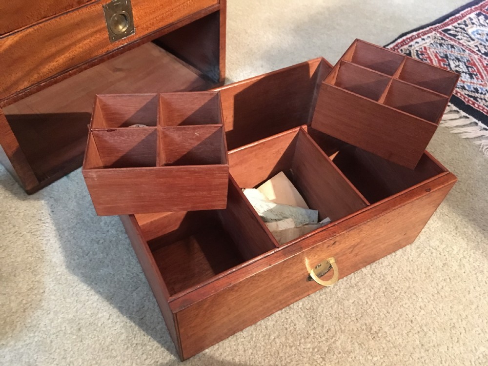 Early 19th Century Fitted Mahogany Military Apothecary’s Box View X
