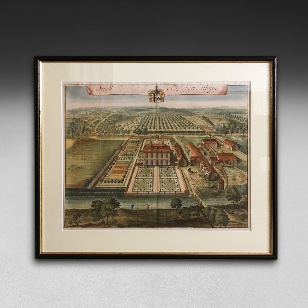 Pair of Kip Engravings of Syston and Swell  View III