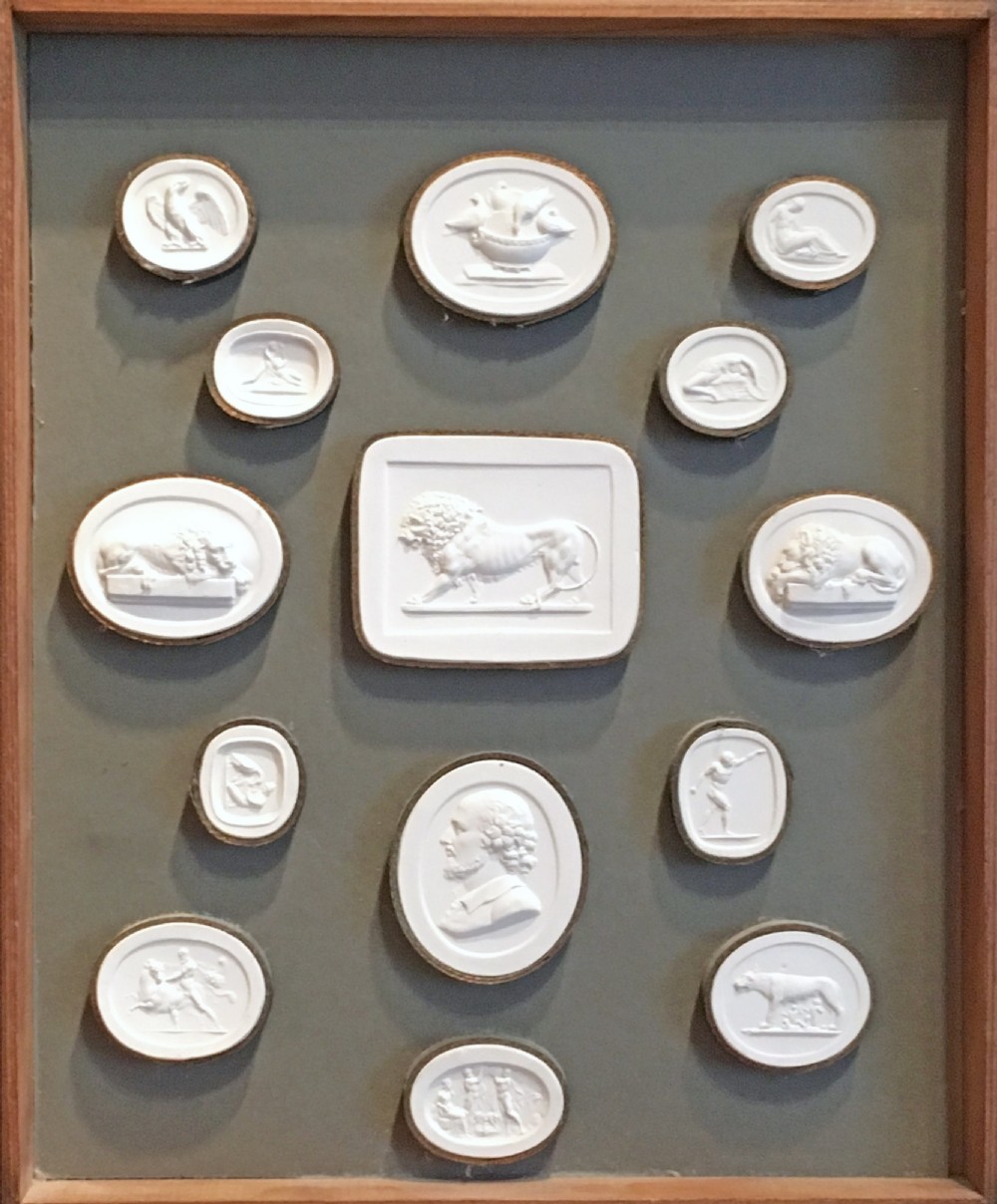 Regency Period Collection of 61 Grand Tour Plaster Intaglios View VI