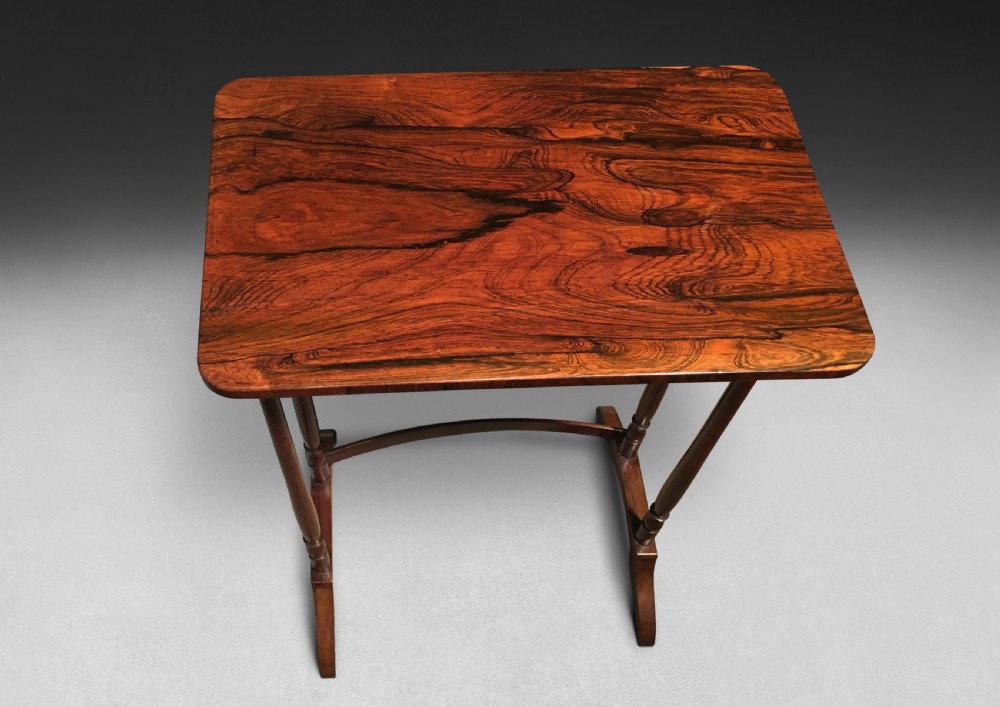 Early Regency period Nest of 3 Rosewood Tables View III