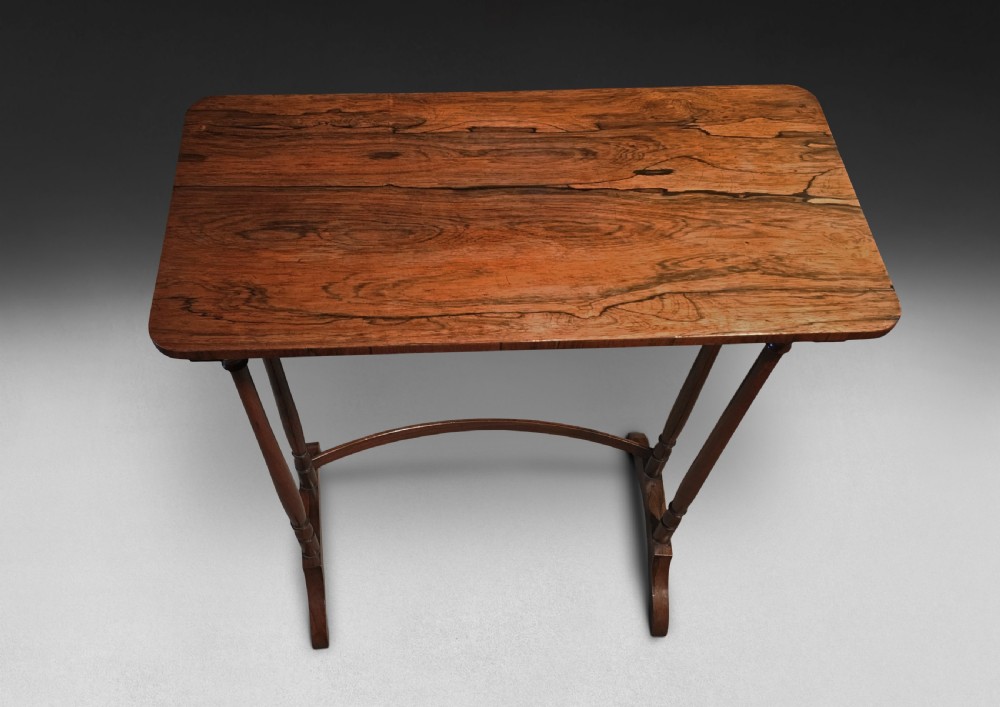 Early Regency period Nest of 3 Rosewood Tables View V