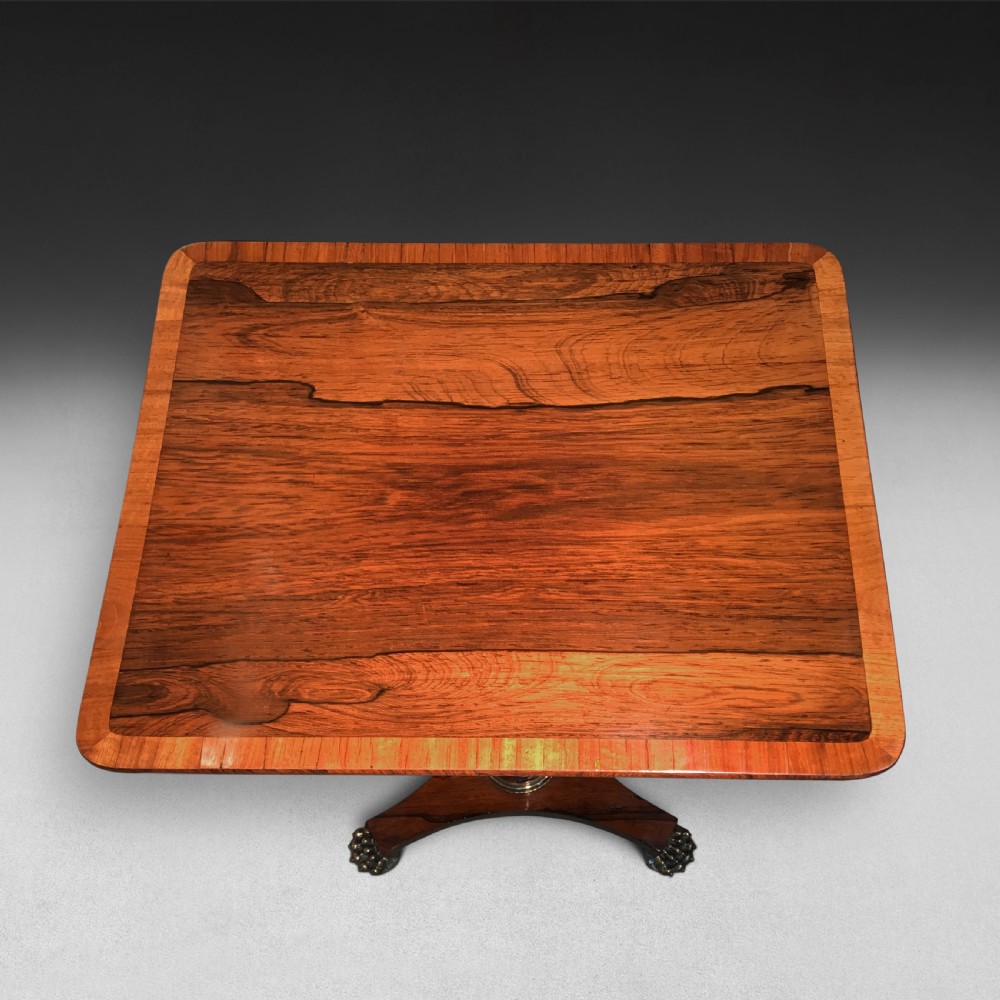 Regency Period Rosewood Wine Table View VI