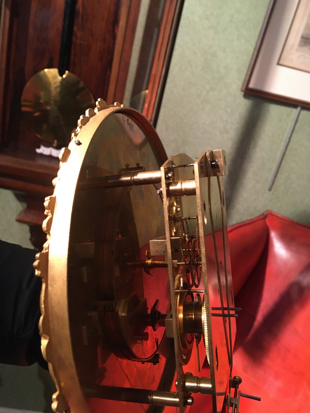 Rare early 19th. Century Rosewood Viennese Regulator Clock - Adolf Hradetzkn  View VIII