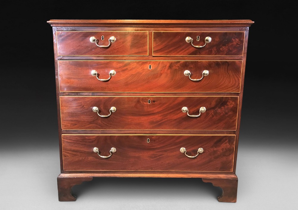 George III Mahogany Chest of Drawers View II