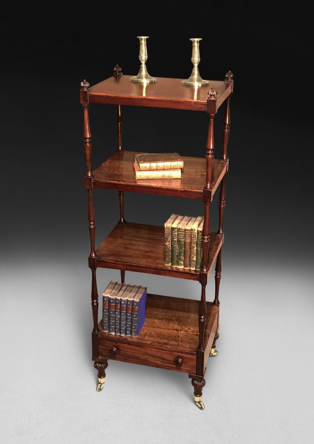 Regency Mahogany Whatnot