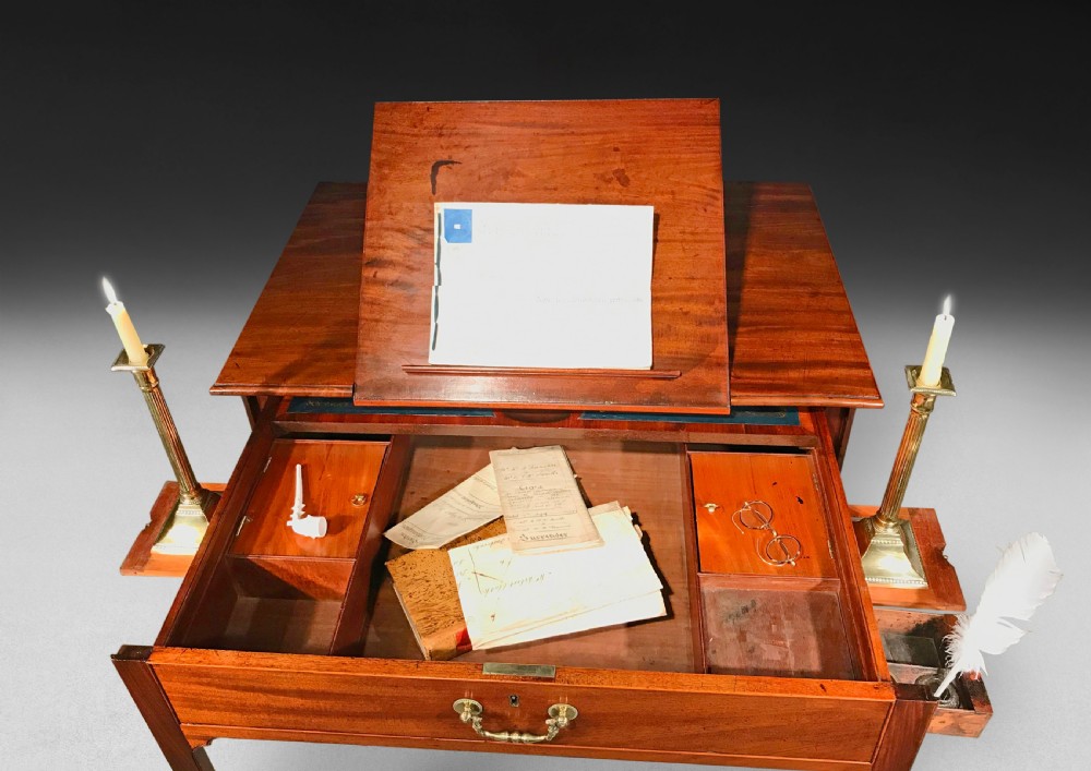 Chippendale Mahogany Architect's Table View VI