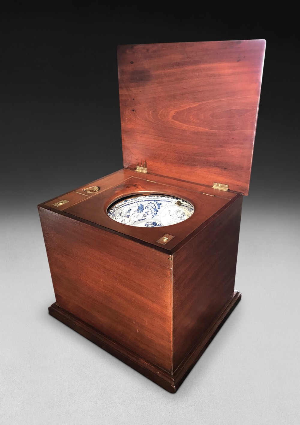 Regency Mahogany Cased Flushing Water Closet