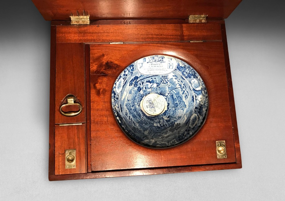 Regency Mahogany Cased Flushing Water Closet View II