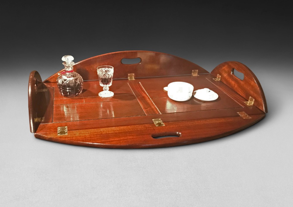 George III Mahogany Butler's Tray View II