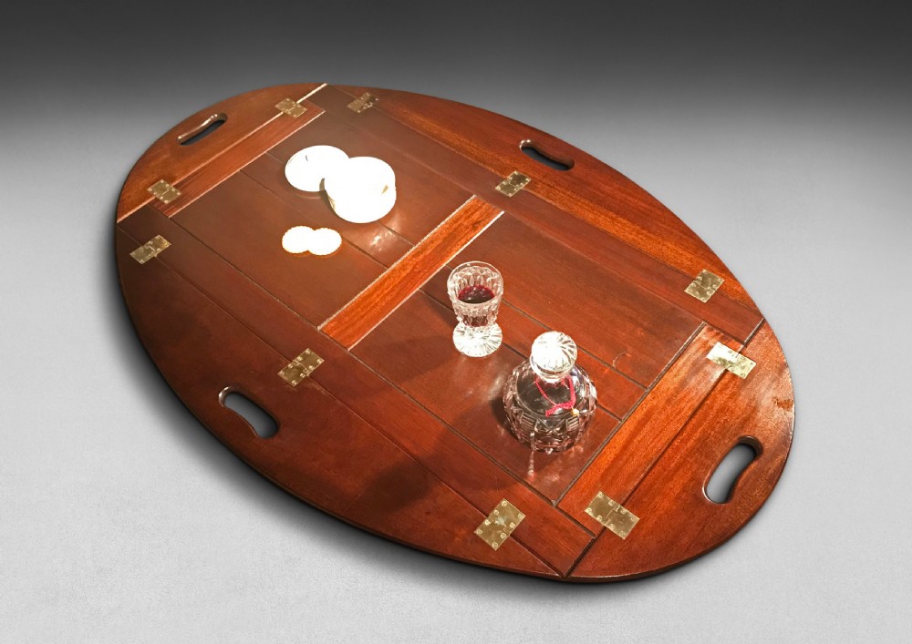 George III Mahogany Butler's Tray View III